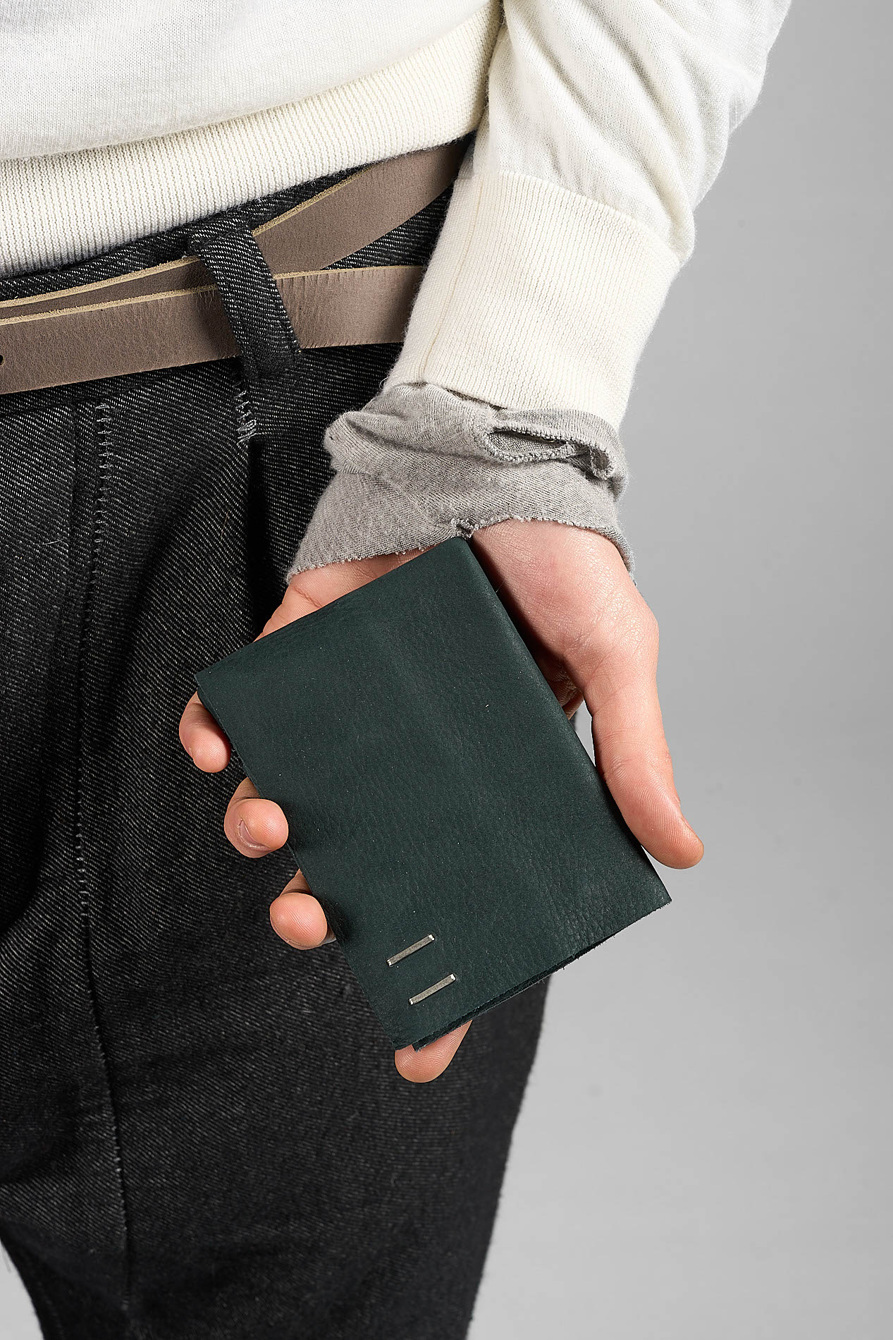daniele basta leather and silver bags - WEARING
